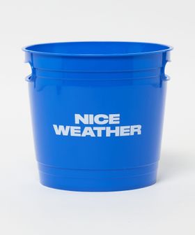 NICE WEATHER/＜NICE WEATHER＞ロゴバケツ/インテリア雑貨