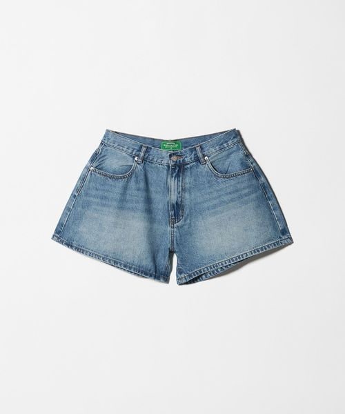 NICE WEATHER/＜GREEN BUTTER＞デニムショーツ/BLUE/デニムパンツ