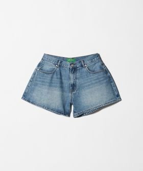 NICE WEATHER/＜GREEN BUTTER＞デニムショーツ/BLUE/デニムパンツ