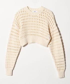 NICE WEATHER/＜NICE WEATHER＞メッシュ プルオーバーニット/ニット / セーター