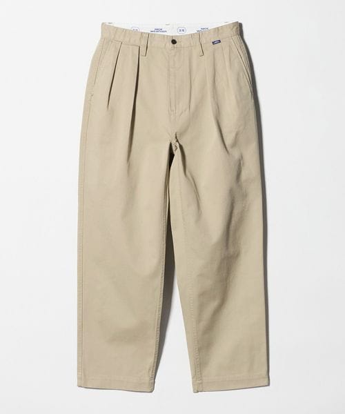 NICE WEATHER/＜NICE WEATHER＞タック テーパード チノパンツ/チノパンツ
