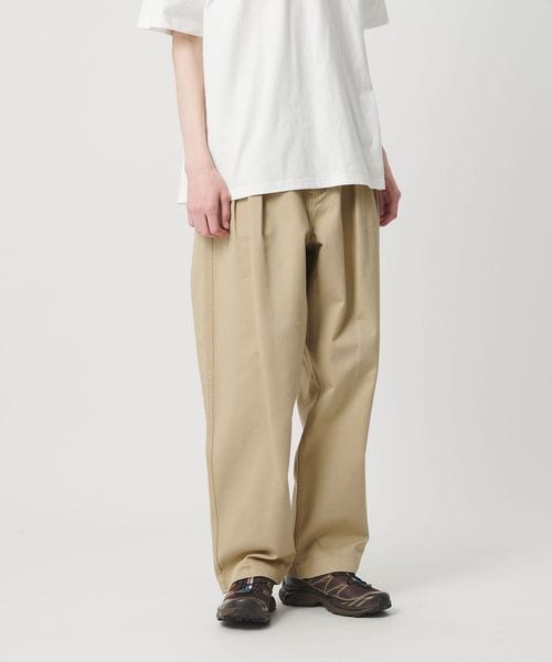 NICE WEATHER/＜NICE WEATHER＞タック テーパード チノパンツ/チノパンツ