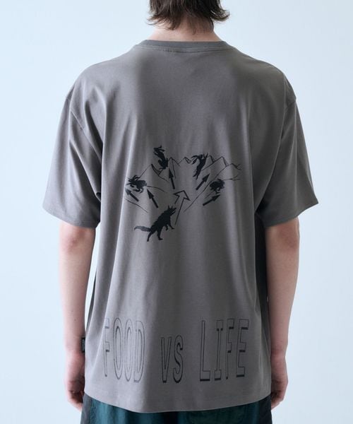 SOMEWHERE OUTSIDE HIKING COMPANY/＜SOMEWHERE OUTSIDE HIKING COMPANY＞フード VS ライフ Tシャツ/Tシャツ / カットソー