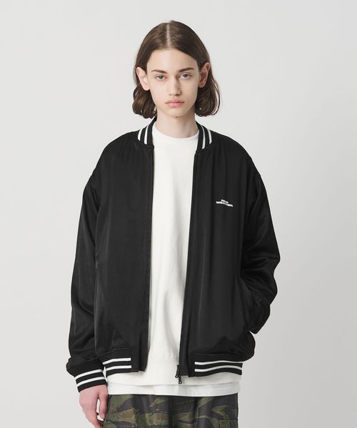 NICE WEATHER/＜NICE WEATHER＞サテン ブルゾン/その他コート / ブルゾン