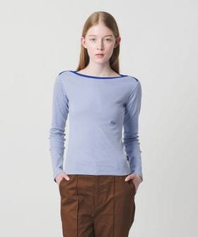 NICE WEATHER/＜NICE WEATHER＞ロゴ フィット ロングスリーブ Tシャツ/Tシャツ / カットソー