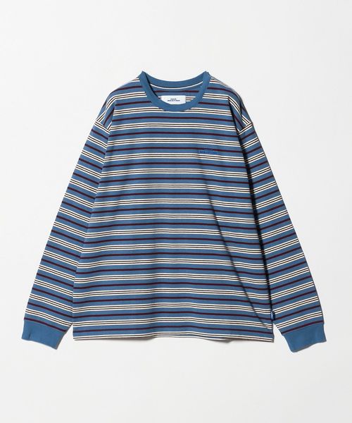 NICE WEATHER/＜NICE WEATHER＞コットンボーダー ロングスリーブ Tシャツ/Tシャツ / カットソー