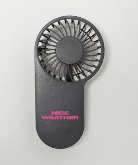 NICE WEATHER/＜NICE WEATHER＞ロゴ ハンディファン/その他