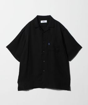 NICE WEATHER/＜NICE WEATHER＞サテン ショートスリーブシャツ/シャツ / ブラウス