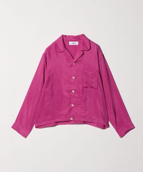 NICE WEATHER/＜NICE WEATHER＞サテン オープンカラー シャツ/シャツ / ブラウス