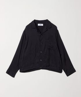 NICE WEATHER/＜NICE WEATHER＞サテン オープンカラー シャツ/シャツ / ブラウス