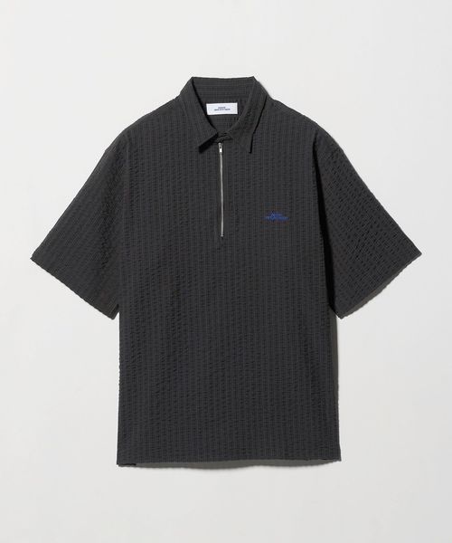 NICE WEATHER/＜NICE WEATHER＞ハーフジップ ショートスリーブ シャツ/シャツ / ブラウス