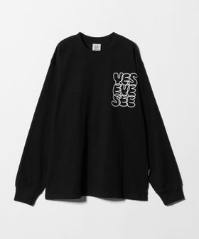 NICE WEATHER/＜YESEYESEE＞ロゴ ロングスリーブ Tシャツ/Tシャツ / カットソー