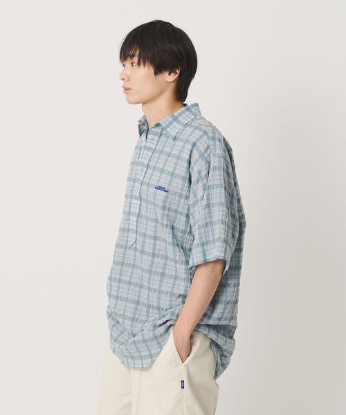 NICE WEATHER/＜NICE WEATHER＞シアーチェック シャツ/シャツ / ブラウス