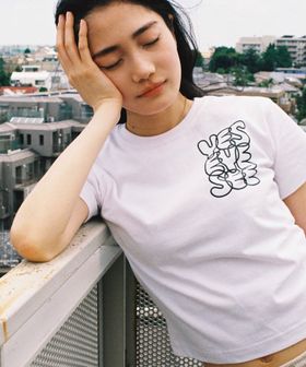 NICE WEATHER/＜YESEYESEE＞ロゴ キッズ Tシャツ/Tシャツ / カットソー