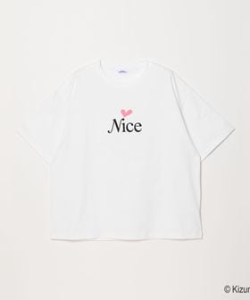 NICE WEATHER/＜Kizuna AI × NICE WEATHER＞ロゴ Tシャツ/Tシャツ / カットソー