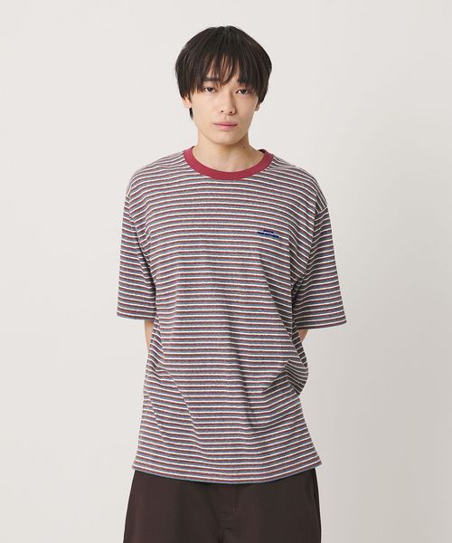 NICE WEATHER/＜NICE WEATHER＞マルチボーダー Tシャツ/Tシャツ / カットソー