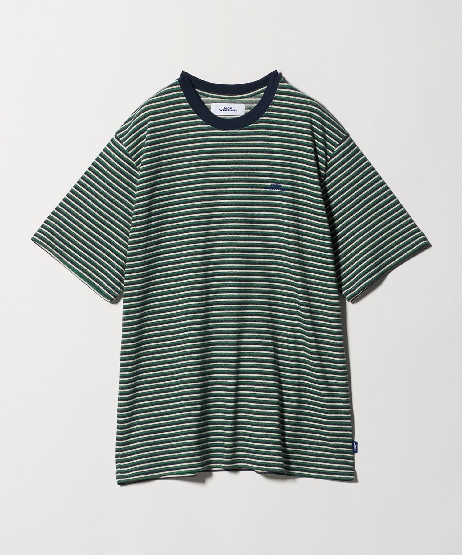 NICE WEATHER＞マルチボーダー Tシャツ