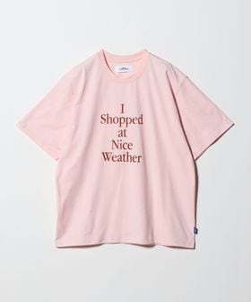 NICE WEATHER/＜NICE WEATHER＞タイポグラフィ Tシャツ/Tシャツ / カットソー