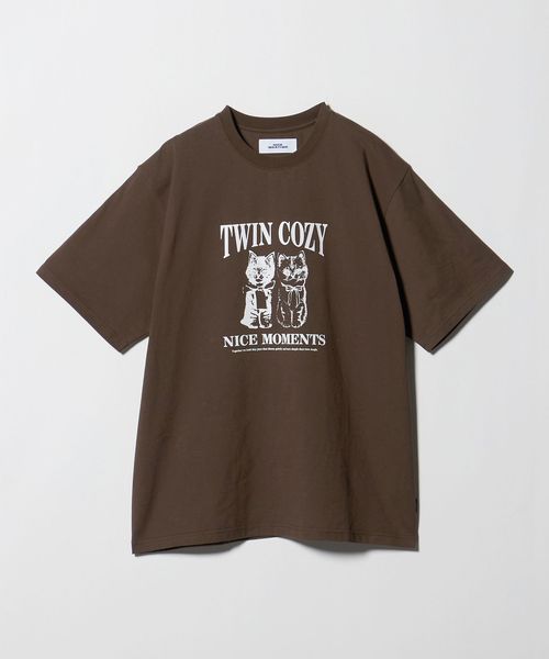 NICE WEATHER/＜NICE WEATHER＞アニマルプリント Tシャツ/Tシャツ / カットソー