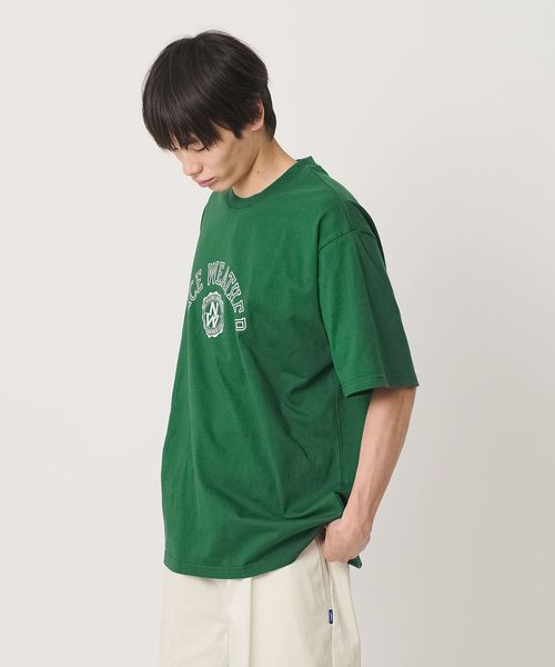 NICE WEATHER/＜NICE WEATHER＞ロゴプリント Tシャツ/Tシャツ / カットソー