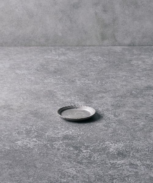 亀田 大介/＜亀田 大介＞銀磁 リム皿3.5寸/食器 / グラス / カトラリー