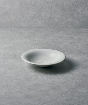 北山 栄太/＜下村 淳＞白土7寸丸み皿/食器 / グラス / カトラリー